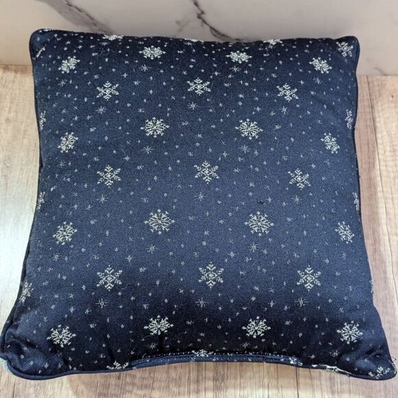 Decorative Holiday Puppy & Kitten Tapestry Pillow  15"x15" Christmas - Picture 4 of 5